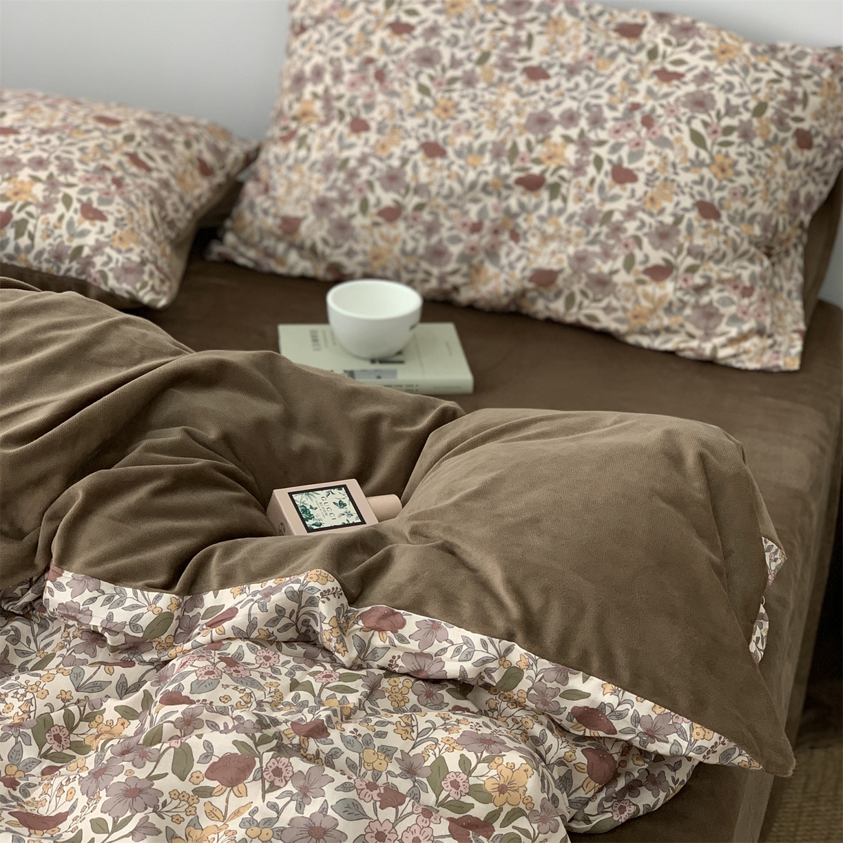 91家纺网 家纺一手货源 找家纺 源启生活 2025新款棉加绒套件四件套 森屿