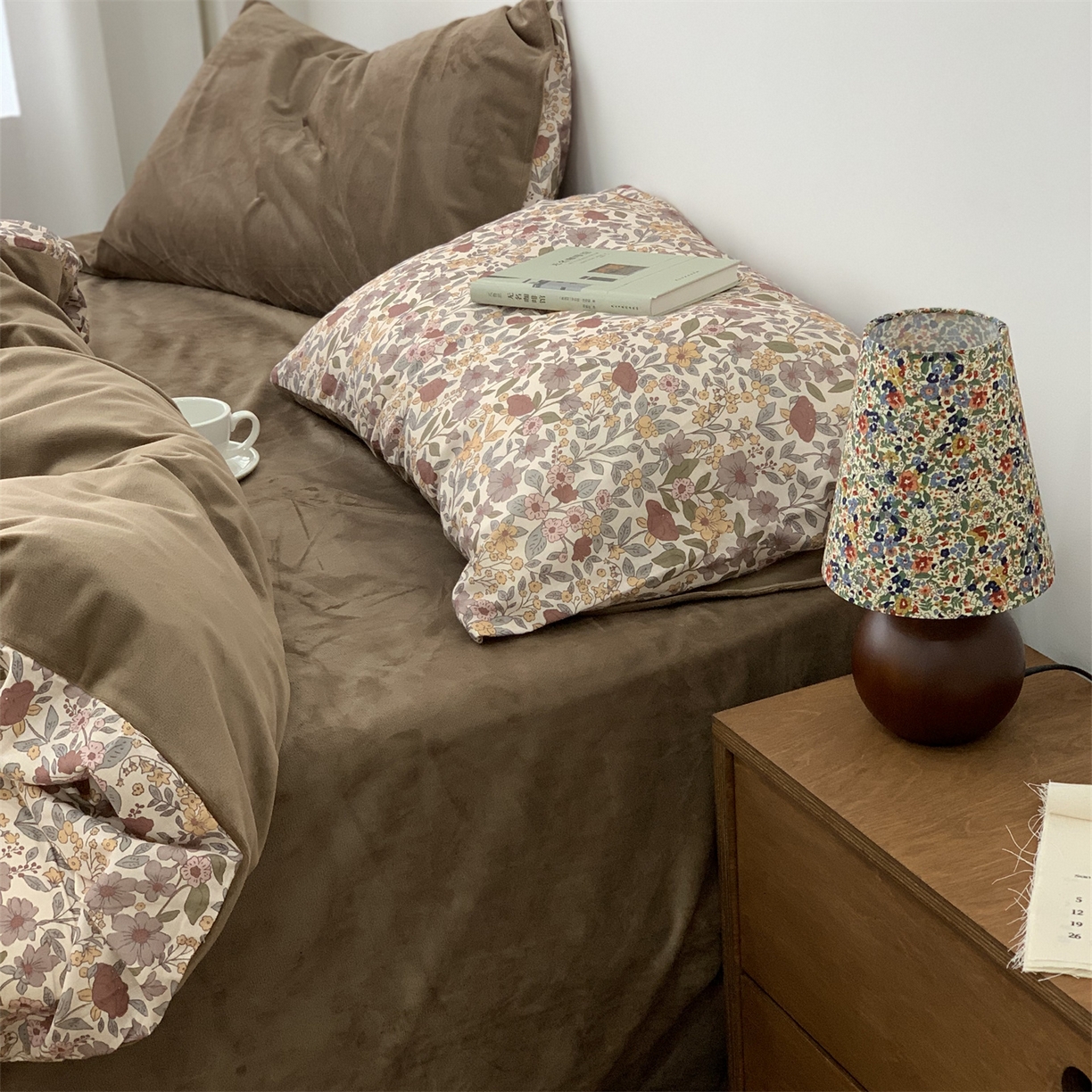 91家纺网 家纺一手货源 找家纺 源启生活 2025新款棉加绒套件四件套 森屿