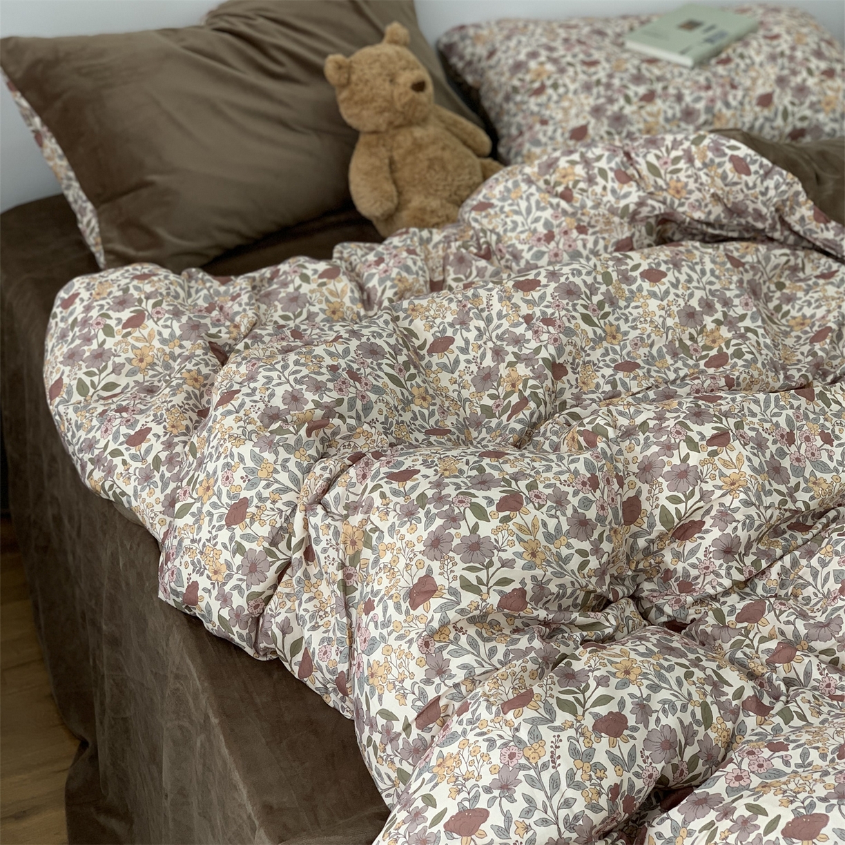 91家纺网 家纺一手货源 找家纺 源启生活 2025新款棉加绒套件四件套 森屿