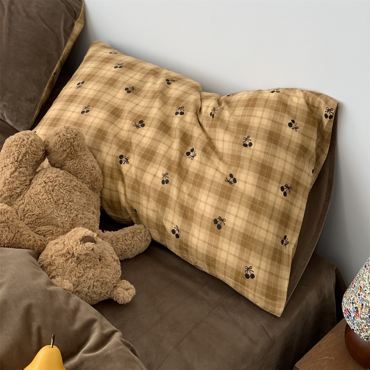 91家纺网 家纺一手货源 找家纺 源启生活 2025新款棉加绒套件四件套 糖炒栗子