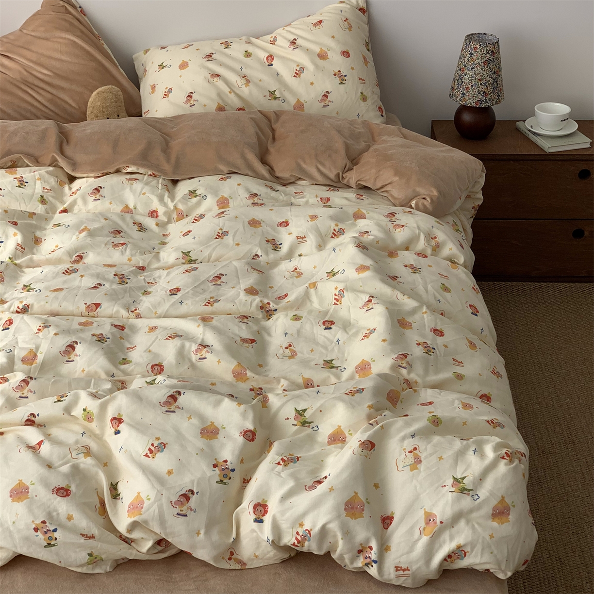 源启生活 2025新款棉加绒套件四件套 星星魔法