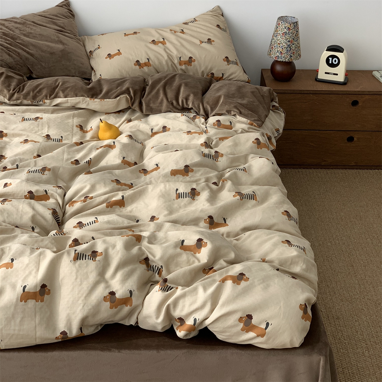 源启生活 2025新款棉加绒套件四件套 修修狗