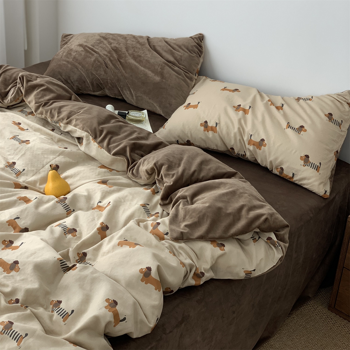 91家纺网 家纺一手货源 找家纺 源启生活 2025新款棉加绒套件四件套 修修狗