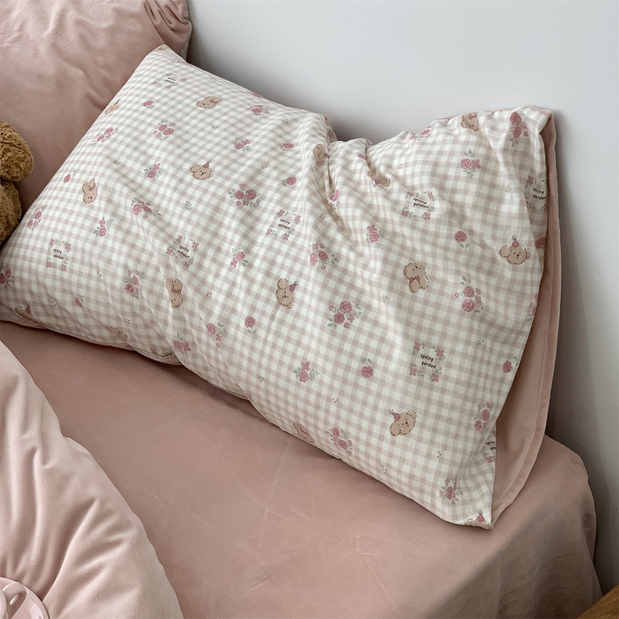 91家纺网 家纺一手货源 找家纺 源启生活 2025新款棉加绒套件四件套 珍妮