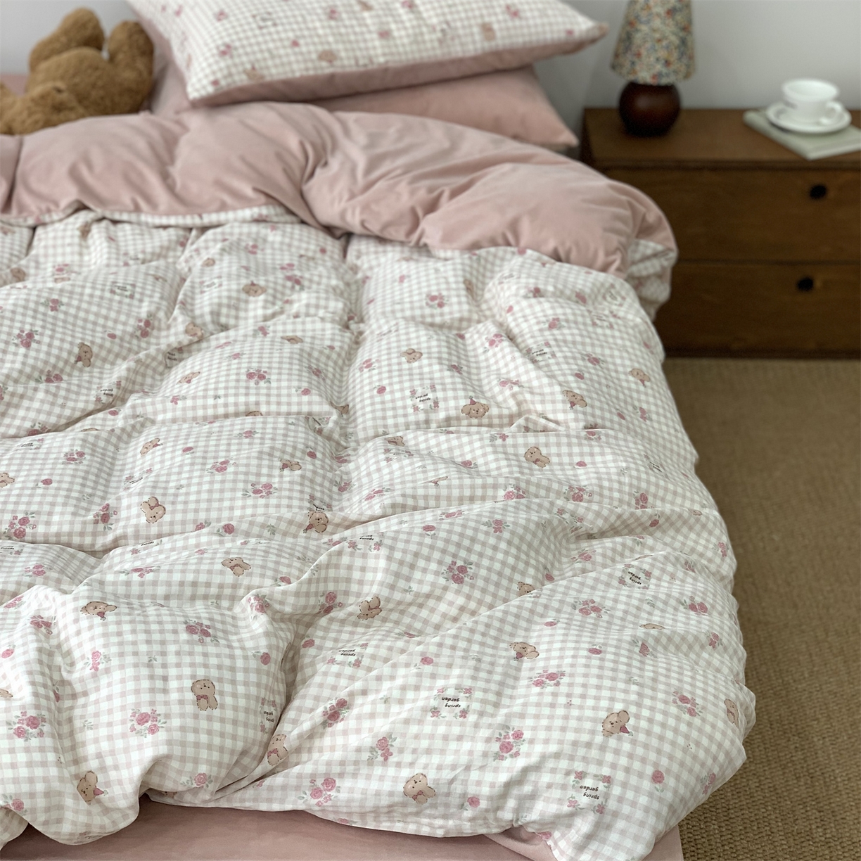 源启生活 2025新款棉加绒套件四件套 珍妮