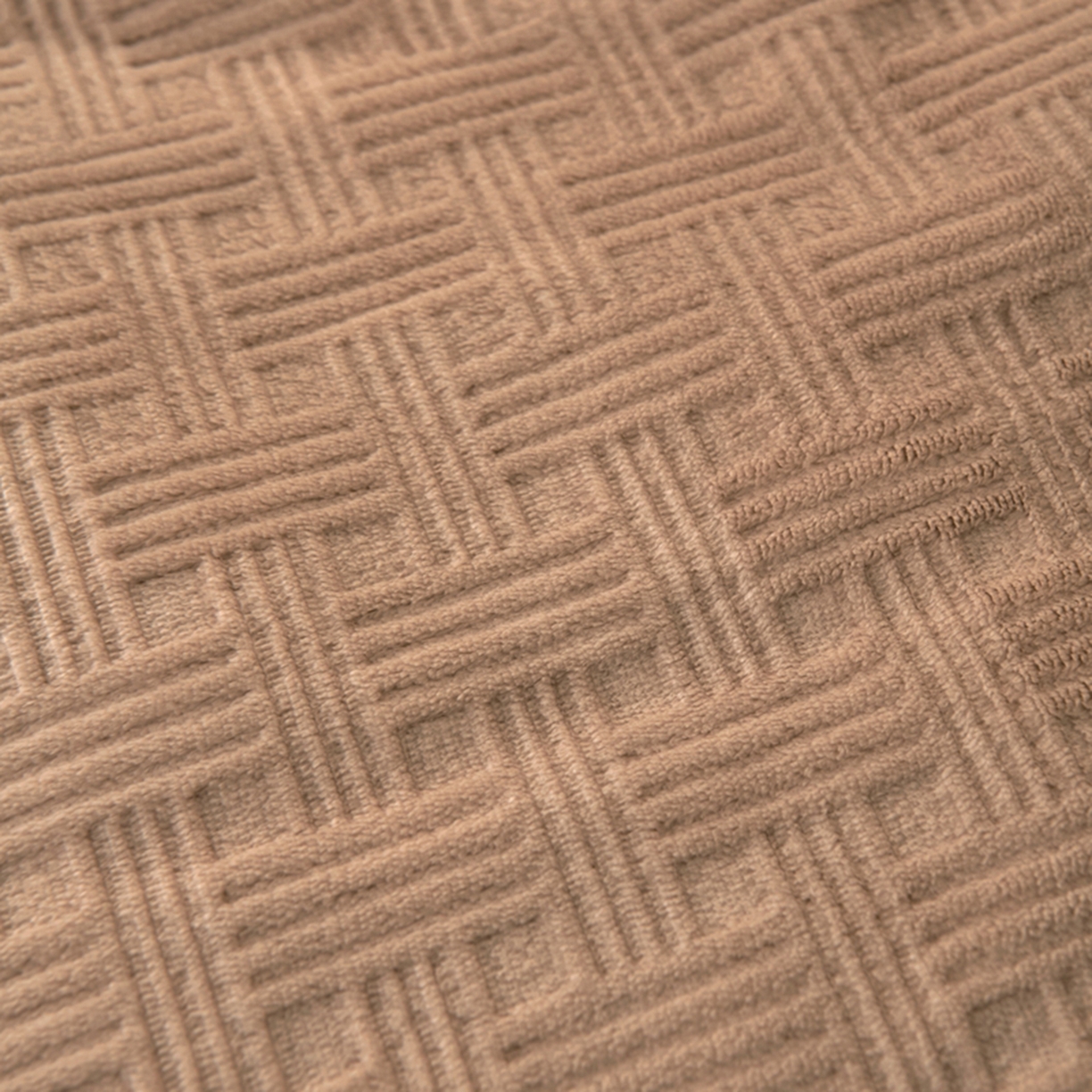 91家纺网 家纺一手货源 找家纺 栩裕纺织 2026新款华夫格牛奶绒北极绒冬被被子被芯 棕色