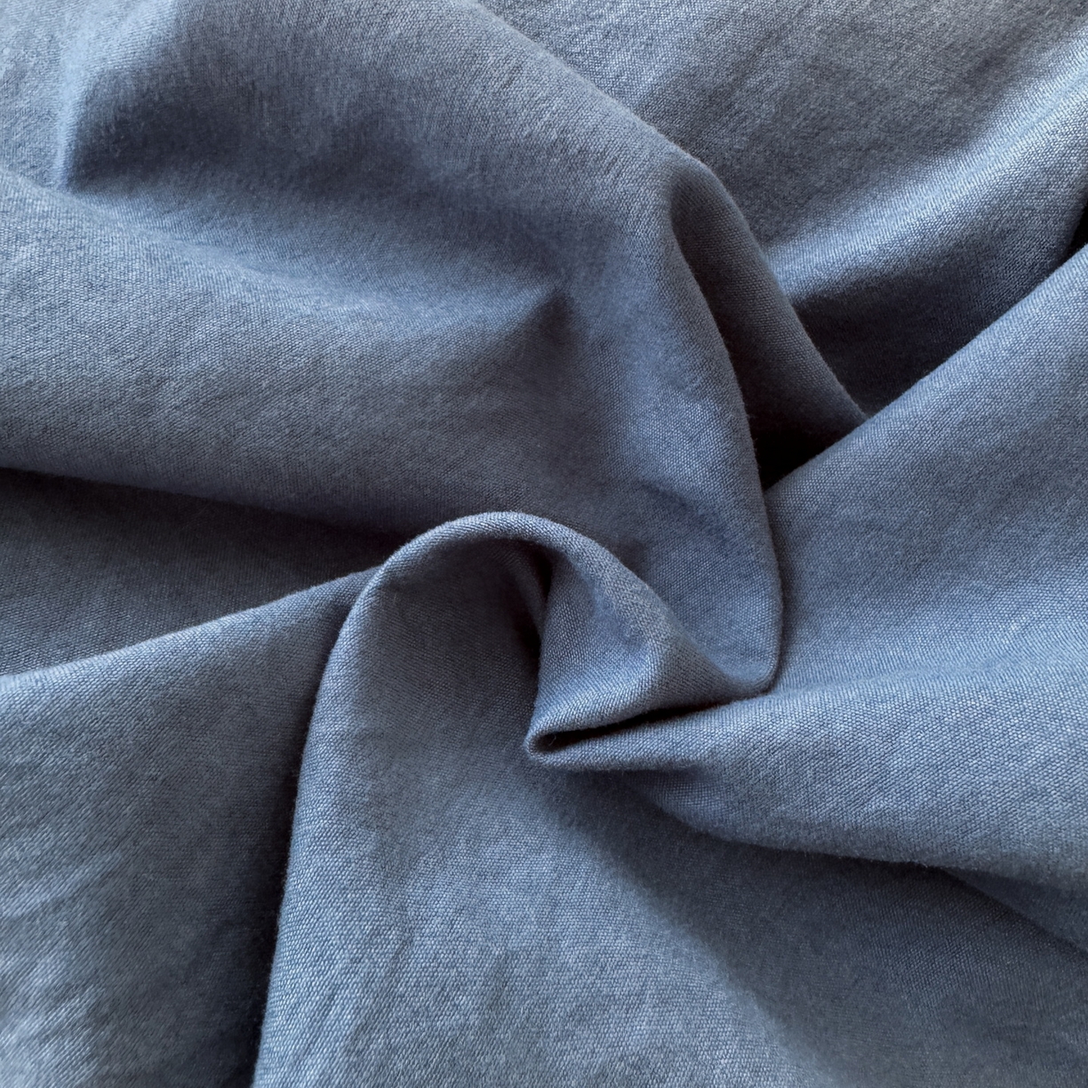 91家纺网 家纺一手货源 找家纺 桔禾家纺 2025新款ins风纯色水洗棉四件套双拼水洗棉学生三件套四件套 深海蓝