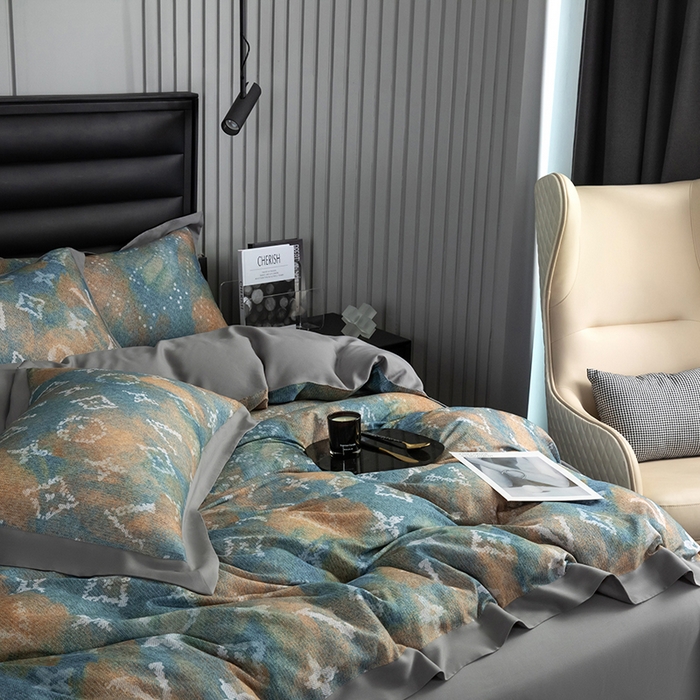 91家纺网 家纺一手货源 找家纺 （总）栩裕纺织 2025新款艾康阳绒数码印花四件套