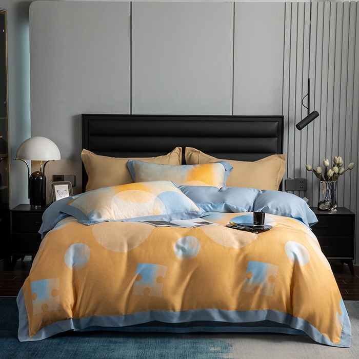 91家纺网 家纺一手货源 找家纺 （总）栩裕纺织 2025新款艾康阳绒数码印花四件套