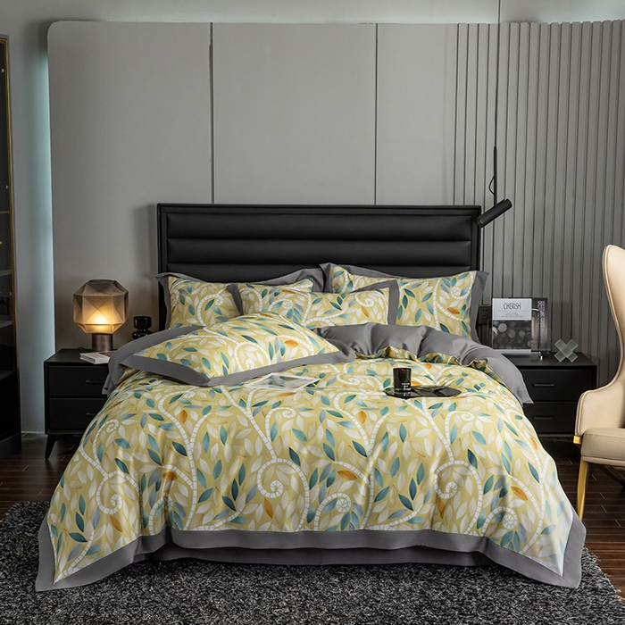 91家纺网 家纺一手货源 找家纺 （总）栩裕纺织 2025新款艾康阳绒数码印花四件套