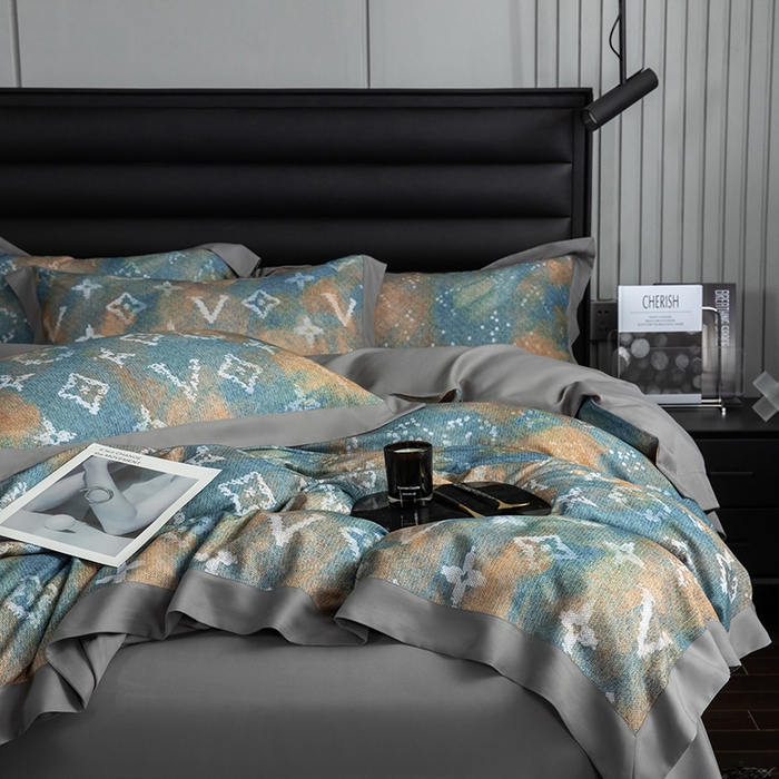 91家纺网 家纺一手货源 找家纺 （总）栩裕纺织 2025新款艾康阳绒数码印花四件套