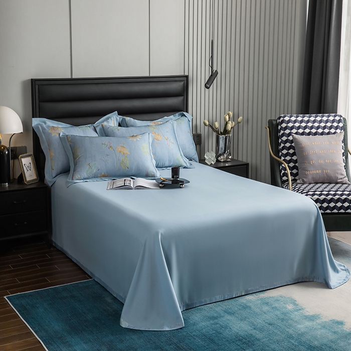 91家纺网 家纺一手货源 找家纺 栩裕纺织 2025新款艾康阳绒数码印花四件套 曼荷