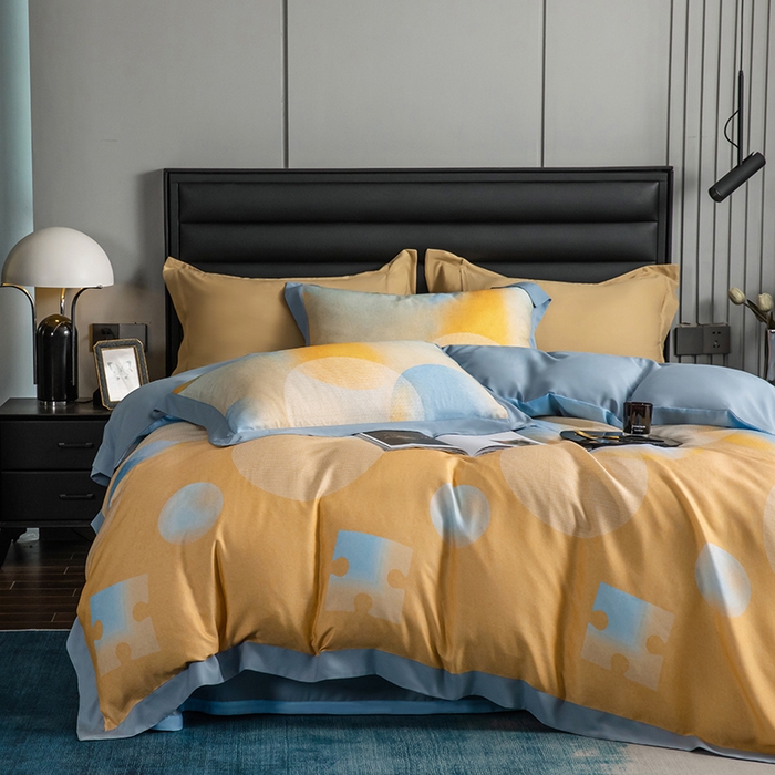 91家纺网 家纺一手货源 找家纺 栩裕纺织 2025新款艾康阳绒数码印花四件套 魔力奇迹