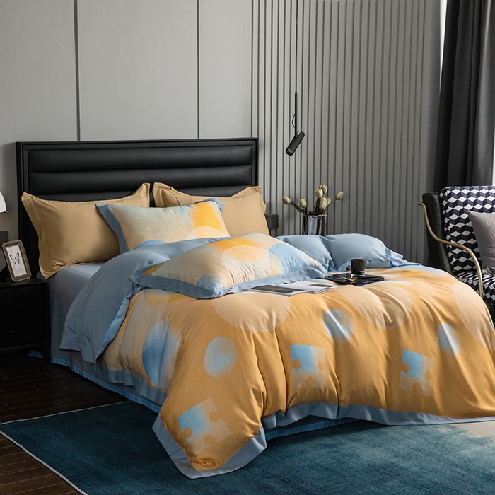 91家纺网 家纺一手货源 找家纺 栩裕纺织 2025新款艾康阳绒数码印花四件套 魔力奇迹