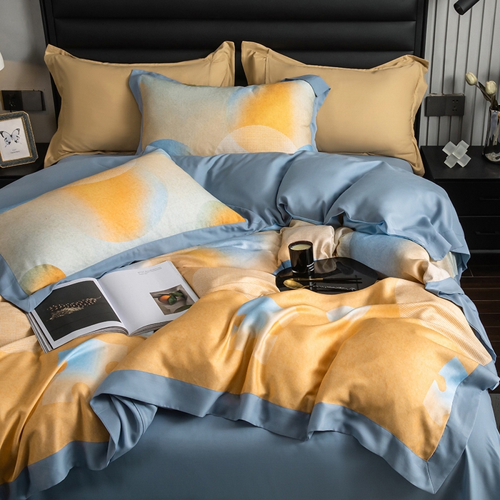 91家纺网 家纺一手货源 找家纺 栩裕纺织 2025新款艾康阳绒数码印花四件套 魔力奇迹