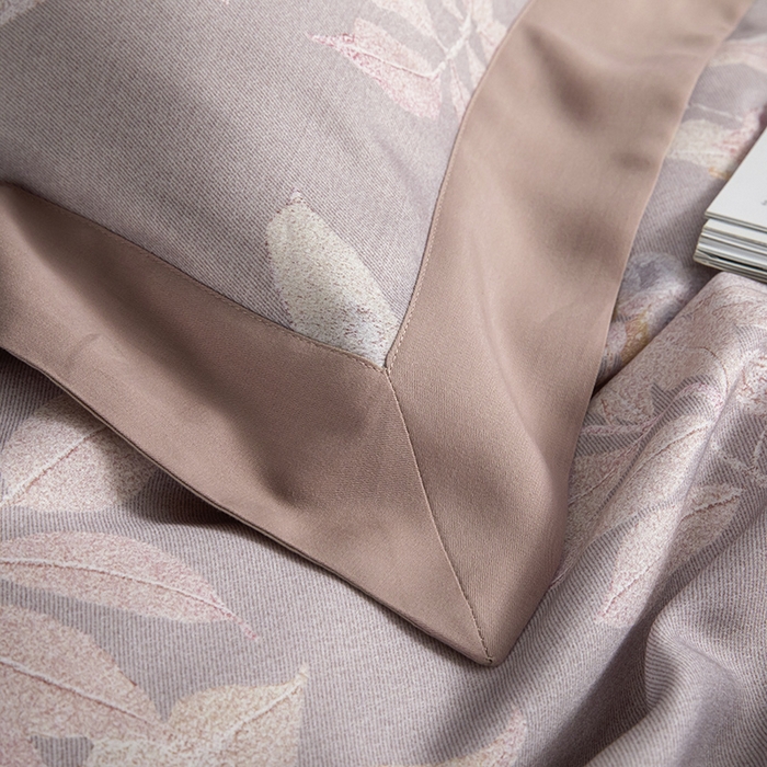 91家纺网 家纺一手货源 找家纺 栩裕纺织 2025新款艾康阳绒数码印花四件套 洛佩兹-粉