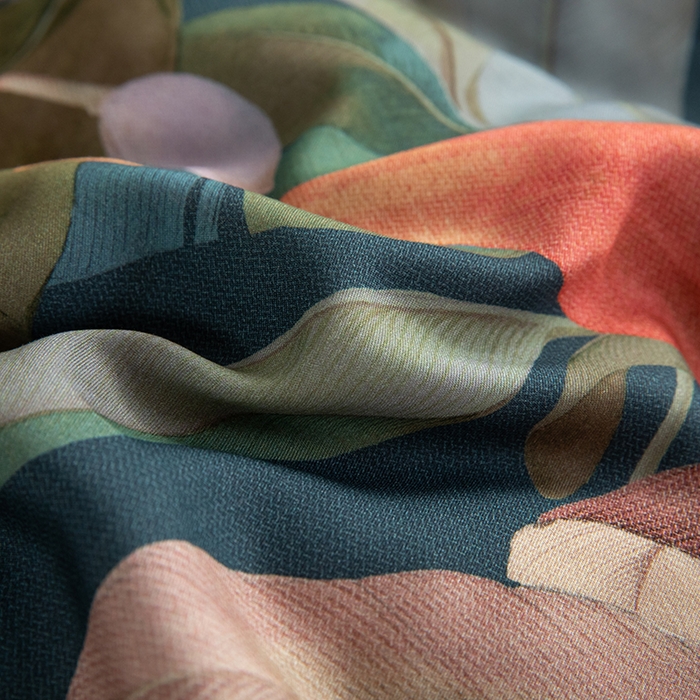 91家纺网 家纺一手货源 找家纺 栩裕纺织 2025新款艾康阳绒数码印花四件套 丛草集