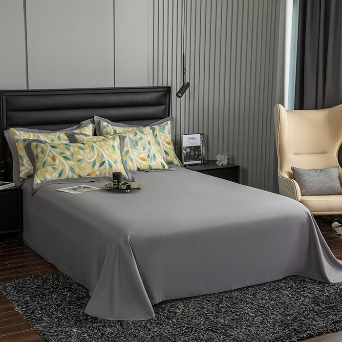 91家纺网 家纺一手货源 找家纺 栩裕纺织 2025新款艾康阳绒数码印花四件套 微光