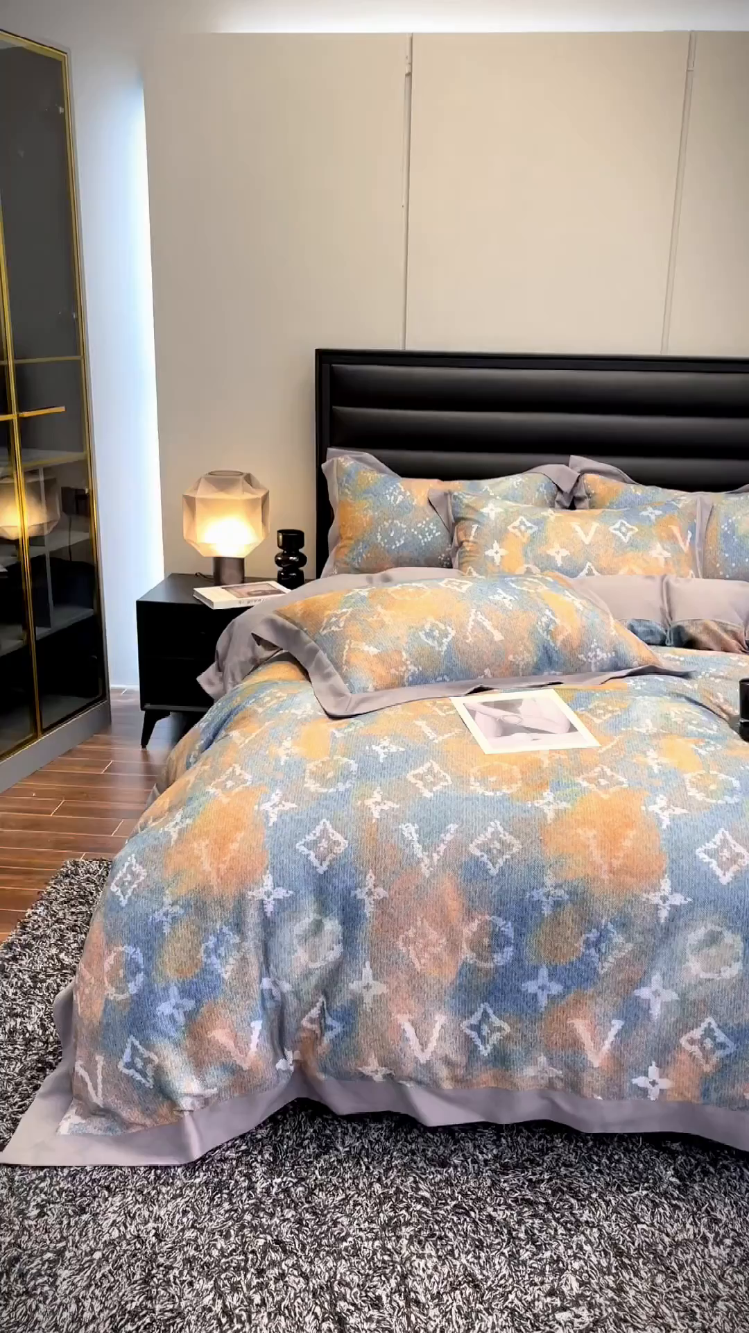 91家纺网 家纺一手货源 找家纺 （总）栩裕纺织 2025新款艾康阳绒数码印花四件套