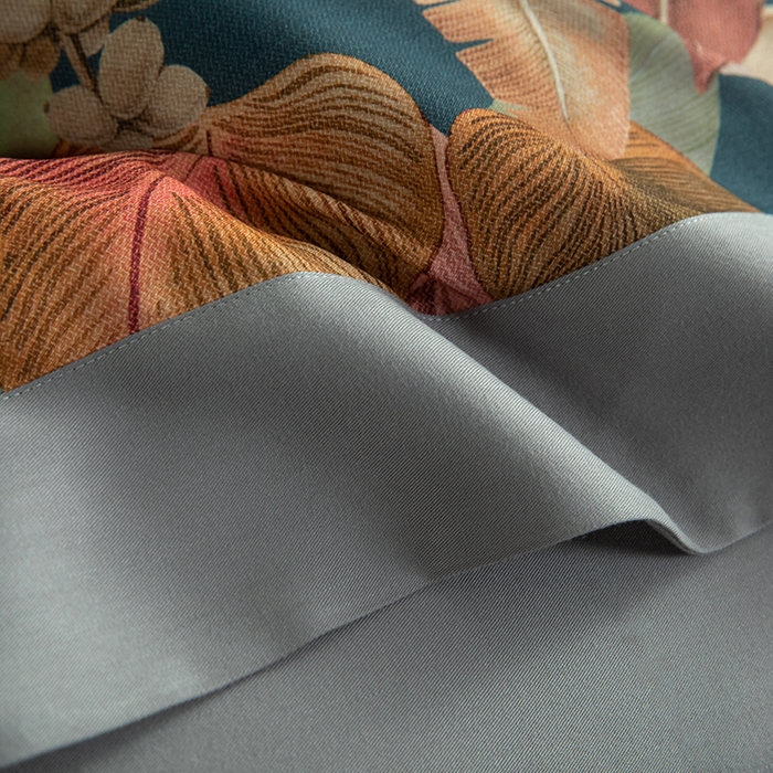 91家纺网 家纺一手货源 找家纺 栩裕纺织 2025新款艾康阳绒数码印花四件套 丛草集