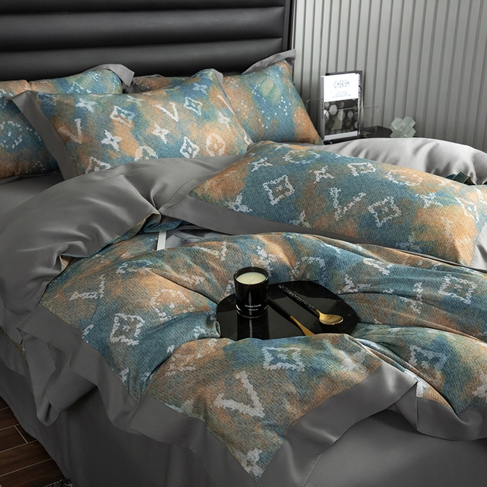 91家纺网 家纺一手货源 找家纺 栩裕纺织 2025新款艾康阳绒数码印花四件套 巴黎夜色