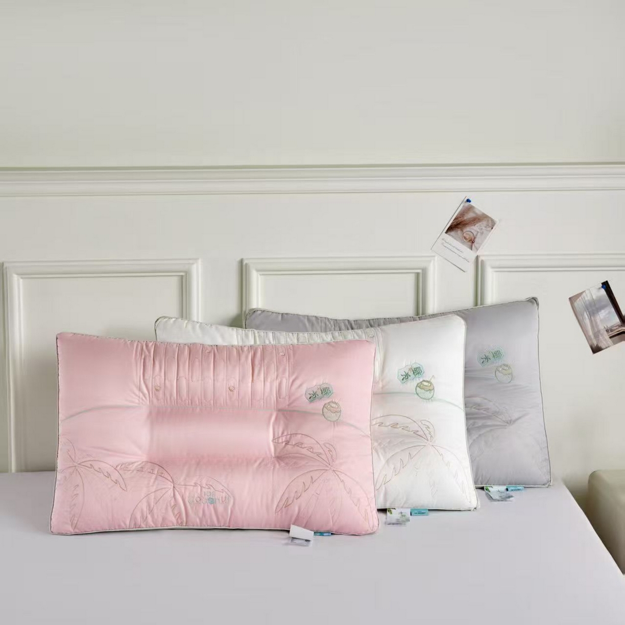 91家纺网 家纺一手货源 找家纺 （总）剑桥枕业 2025新款冰椰立体羽丝定型枕芯 剑桥枕业新品促销款式枕头