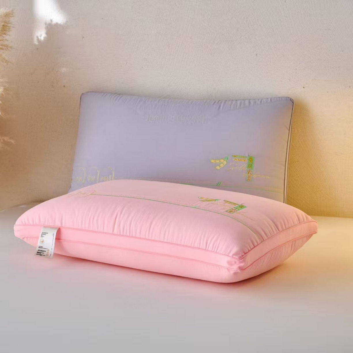 91家纺网 家纺一手货源 找家纺 （总）剑桥枕业 2025新款大豆热熔枕芯 整张棉定型 剑桥枕业新品促销款式枕头