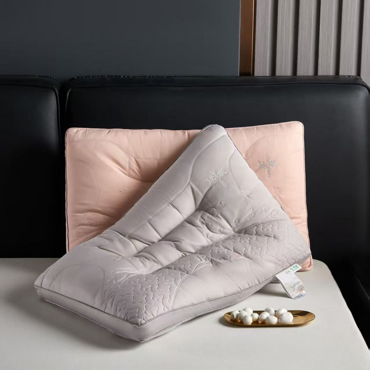 91家纺网 家纺一手货源 找家纺 （总）剑桥枕业 2025新款健康羽丝定型枕芯 剑桥枕业新品促销款式枕头