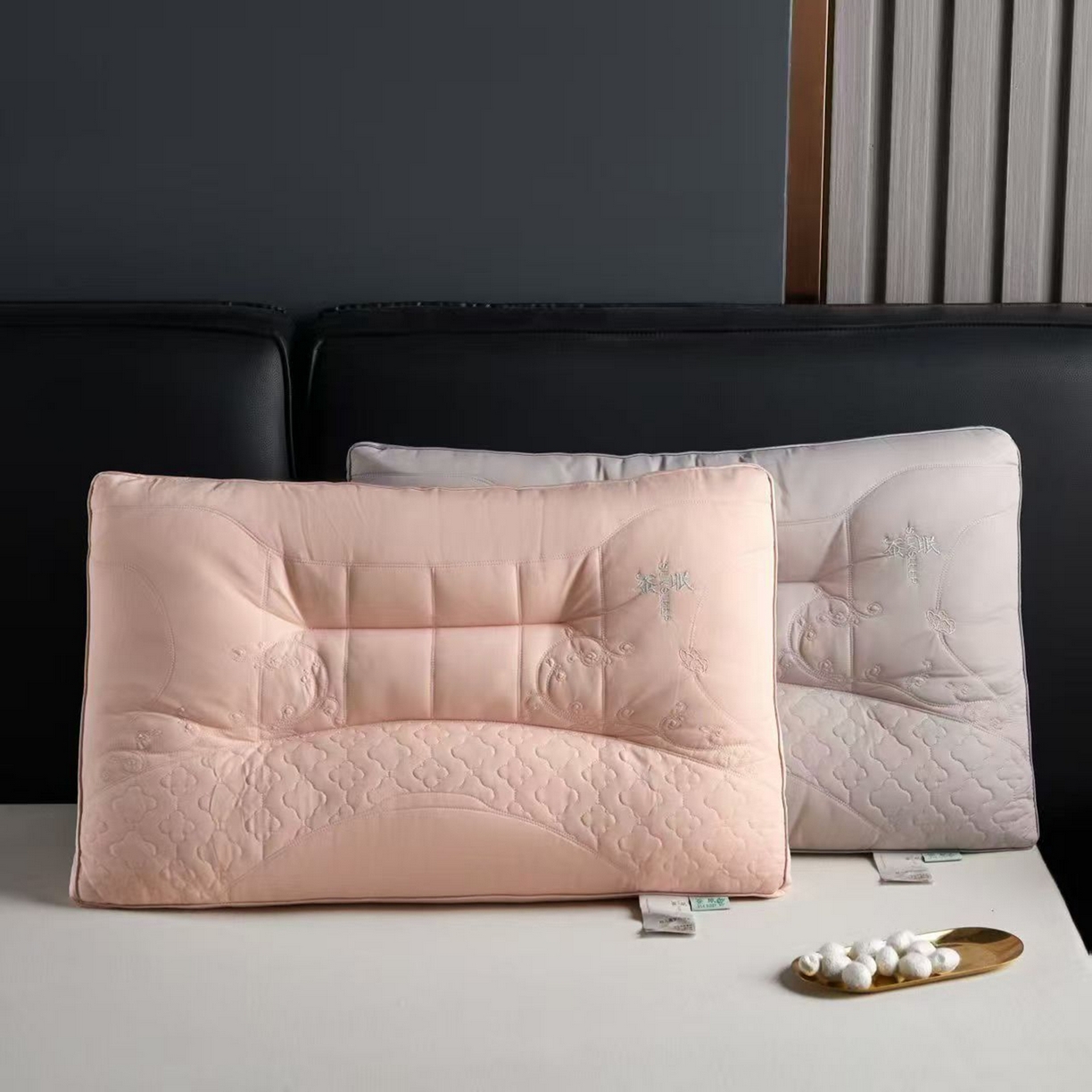 91家纺网 家纺一手货源 找家纺 （总）剑桥枕业 2025新款健康羽丝定型枕芯 剑桥枕业新品促销款式枕头