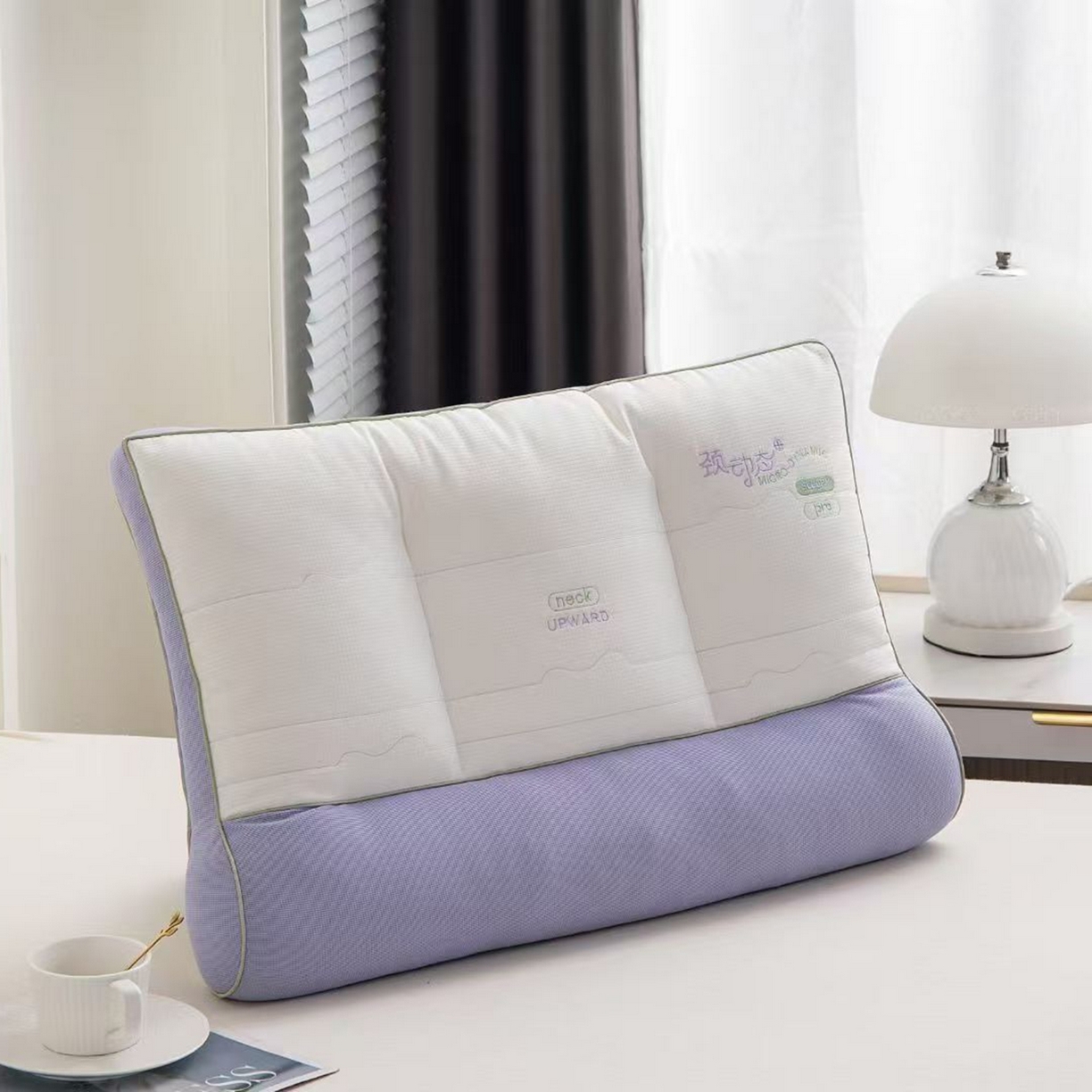 91家纺网 家纺一手货源 找家纺 （总）剑桥枕业 2025新款颈动态羽丝定型枕芯 剑桥枕业新品促销款式枕头