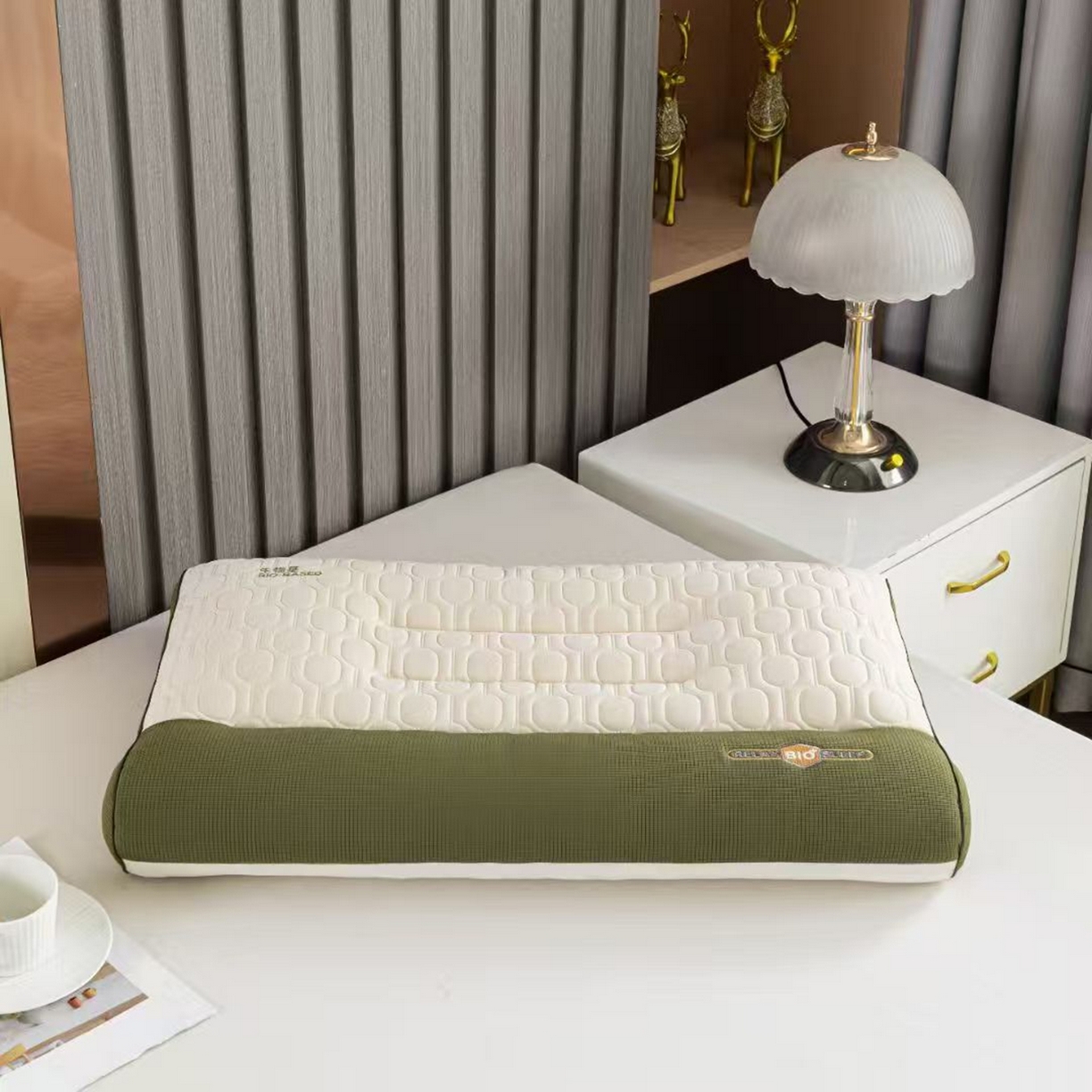 91家纺网 家纺一手货源 找家纺 （总）剑桥枕业 2025新款生物基牵引羽丝定型枕芯 剑桥枕业新品促销款式枕头