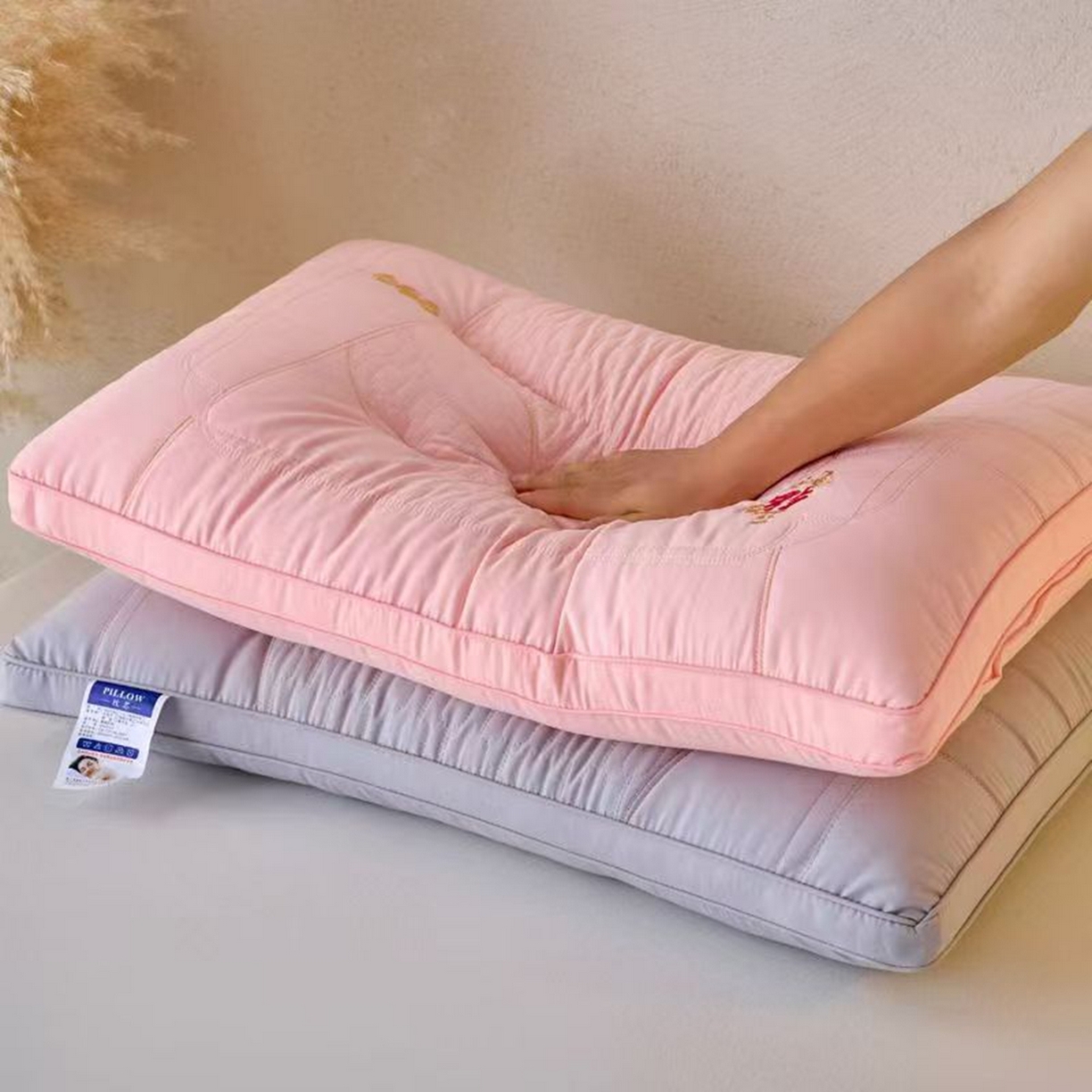 （总）剑桥枕业 2025新款五福临门羽丝定型枕芯  剑桥枕业新品促销款式枕头