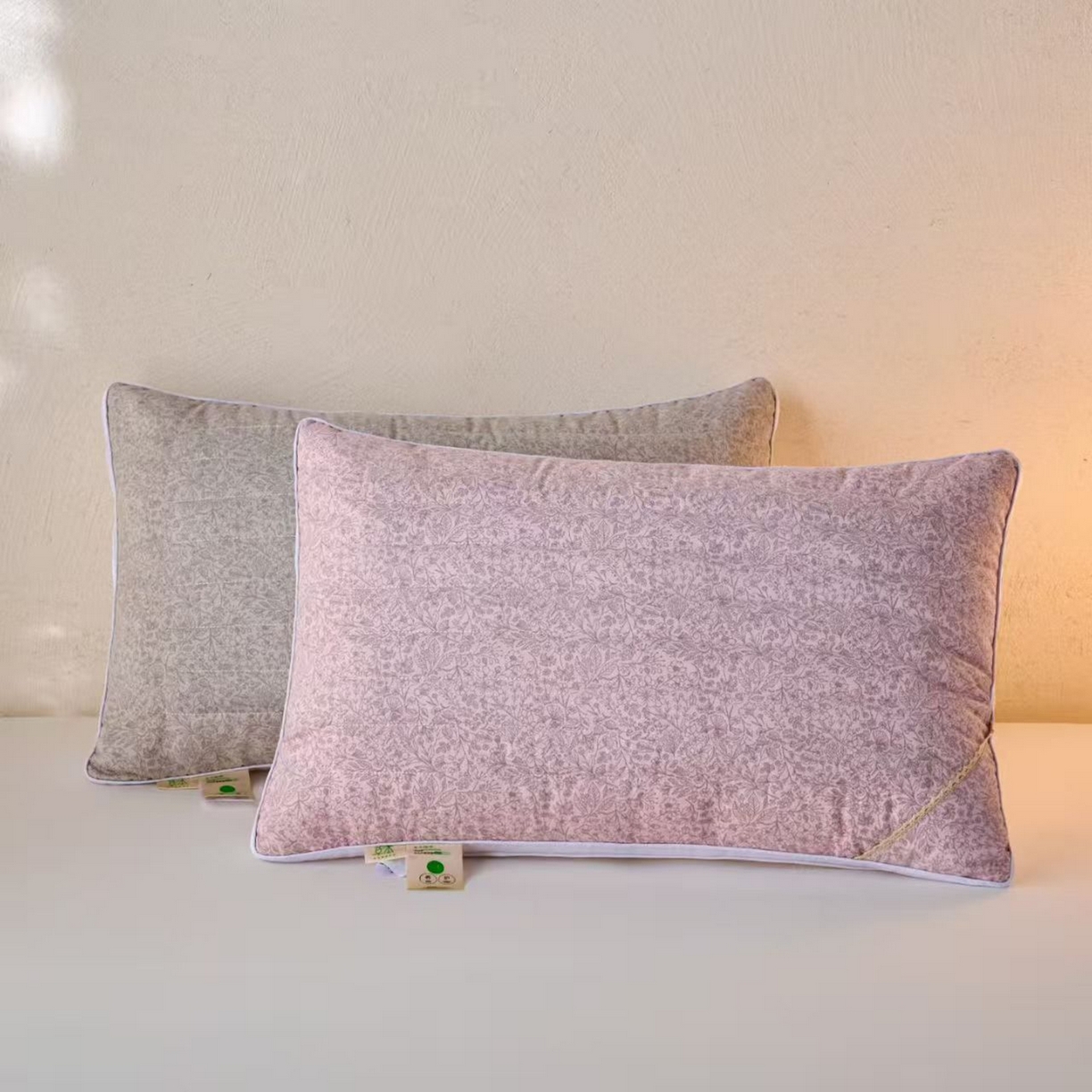 （总）剑桥枕业 2025新款印花立体12味助眠安神羽丝枕芯 剑桥枕业新品促销款式枕头