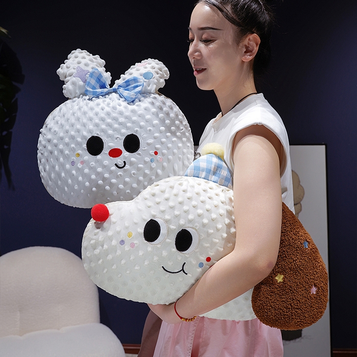 91家纺网 家纺一手货源 找家纺 （总）仟亿莱 2025新款泡泡绒大头系列抱枕被