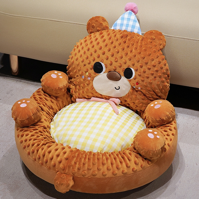 91家纺网 家纺一手货源 找家纺 （总）仟亿莱 2025新款泡泡绒治愈系翻肚蒲团坐垫