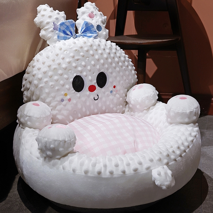 91家纺网 家纺一手货源 找家纺 （总）仟亿莱 2025新款泡泡绒治愈系翻肚蒲团坐垫