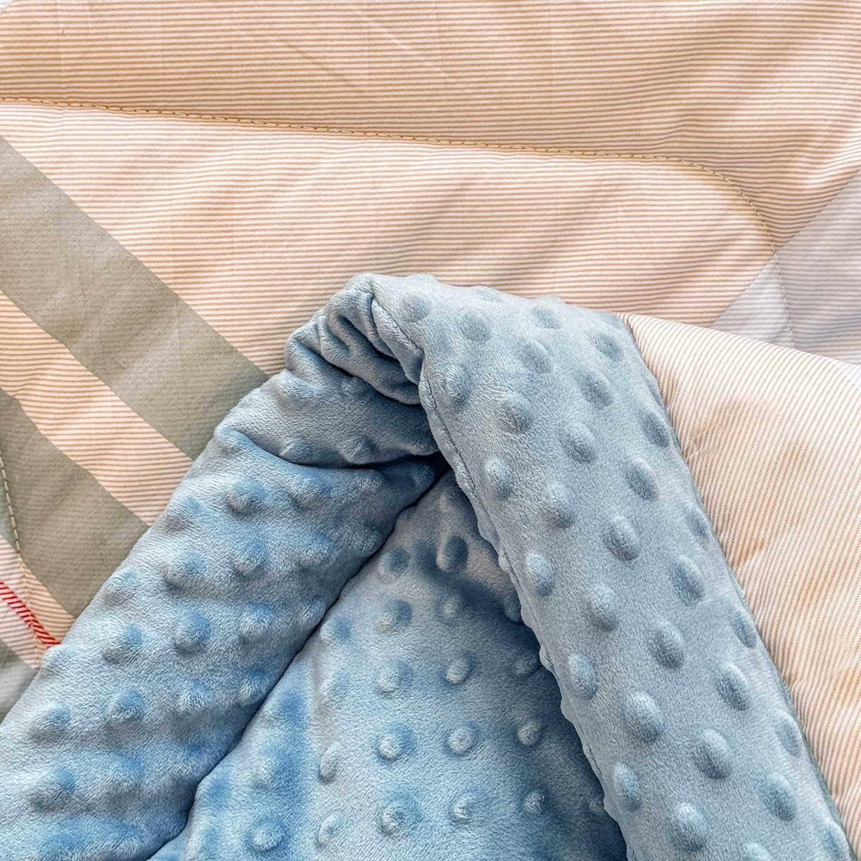 91家纺网 家纺一手货源 找家纺 黛妮雅2025新款全棉豆豆绒春秋被学生单双人被子被芯冬被（提供买家秀）自由品格