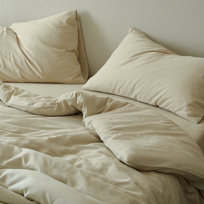 91家纺网 家纺一手货源 找家纺 子和家居 2025新款80支高密全棉双层纱四件套-云憩 云憩-洋乳