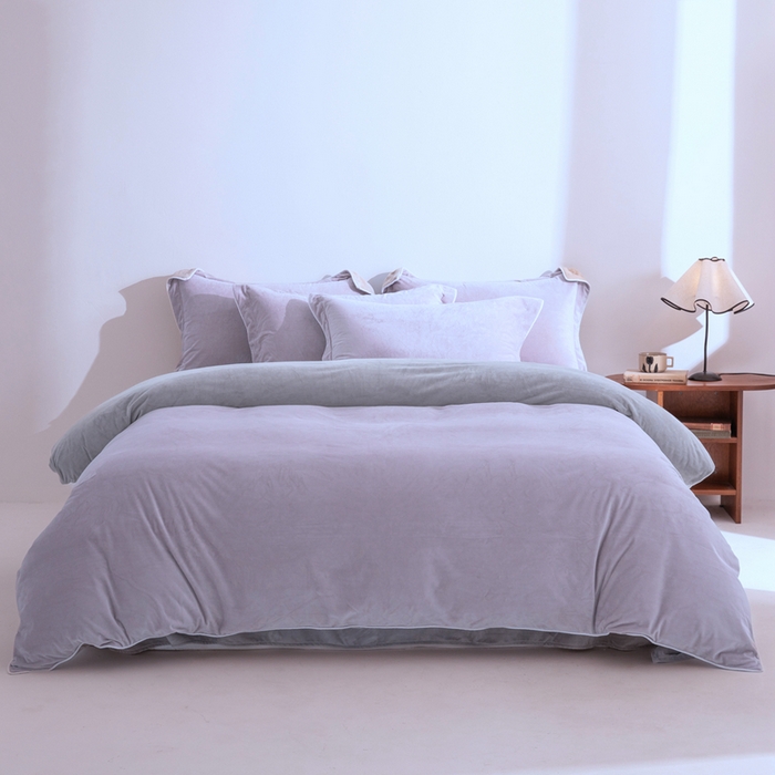 91家纺网 家纺一手货源 找家纺 （总）安力森/诚臻酒店用品 2025新款麻绳婴儿绒四件套 秋冬加厚亲肤保暖卧室床品套件（280克）