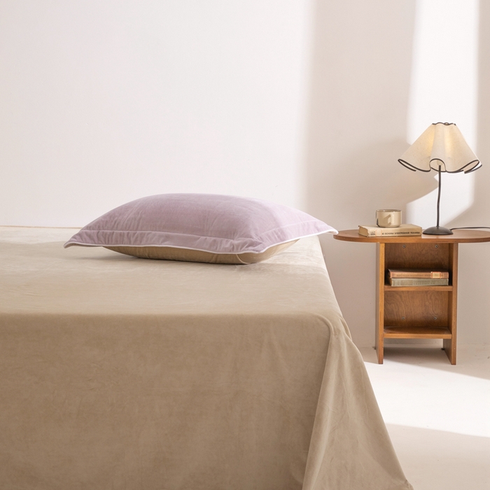 91家纺网 家纺一手货源 找家纺 安力森/诚臻酒店用品 2025新款麻绳婴儿绒四件套 秋冬加厚亲肤保暖卧室床品套件（280克） 芋泥-奶咖