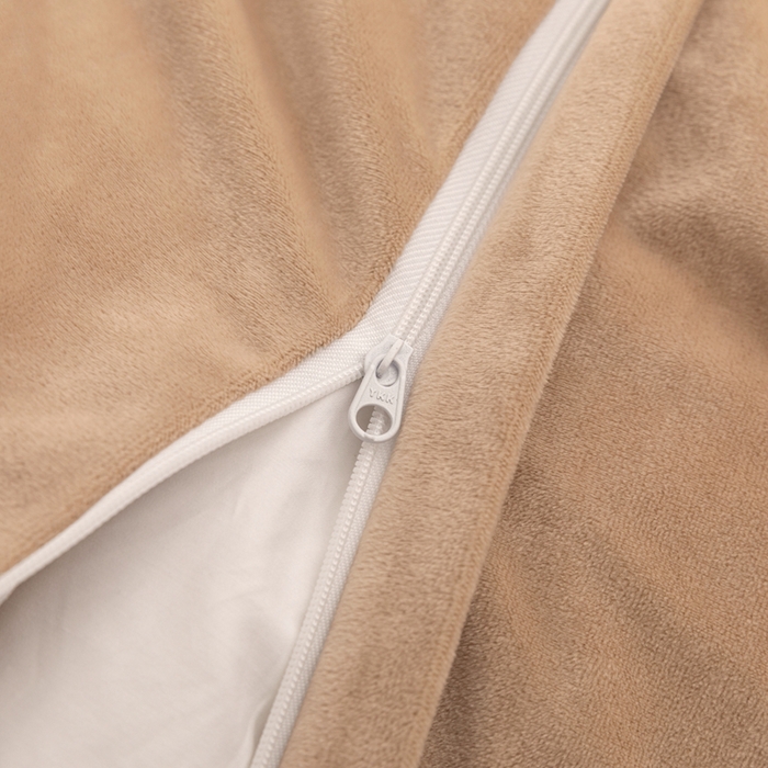 91家纺网 家纺一手货源 找家纺 安力森/诚臻酒店用品 2025新款麻绳婴儿绒四件套 秋冬加厚亲肤保暖卧室床品套件（280克） 棕咖-米咖