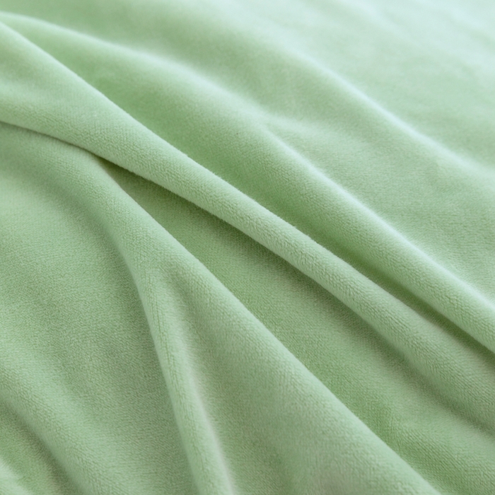 91家纺网 家纺一手货源 找家纺 安力森/诚臻酒店用品 2025新款麻绳婴儿绒四件套 秋冬加厚亲肤保暖卧室床品套件（280克） 芽绿-浅灰