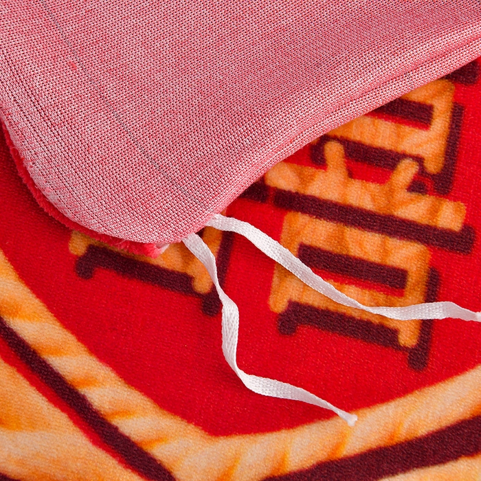 91家纺网 家纺一手货源 找家纺  妮恒美 2025新款牛奶绒印花床裙款四件套法莱绒四件套珊瑚金貂绒四件套 喜结良缘