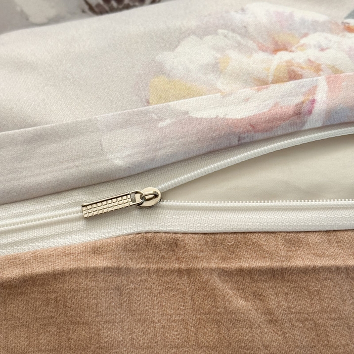 91家纺网 家纺一手货源 找家纺 桔禾家纺 2025新款田园花卉小清新直播加厚植物羊绒四件套高克重磨毛跨境四件套 大量现货 思叶情怀