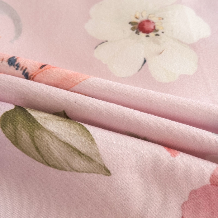 91家纺网 家纺一手货源 找家纺 桔禾家纺 2025新款田园花卉小清新直播加厚植物羊绒四件套高克重磨毛跨境四件套 大量现货 丝意绵绵