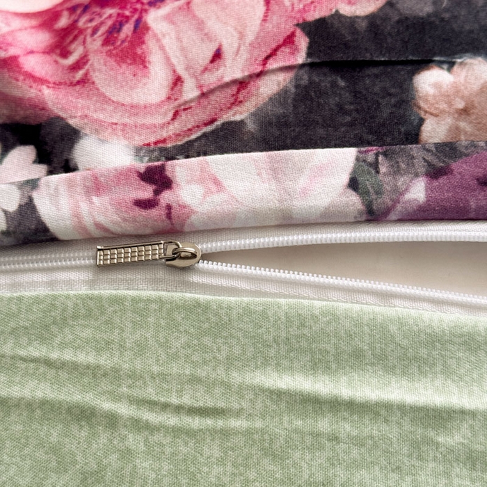 91家纺网 家纺一手货源 找家纺 桔禾家纺 2025新款田园花卉小清新直播加厚植物羊绒四件套高克重磨毛跨境四件套 大量现货 沁香花语