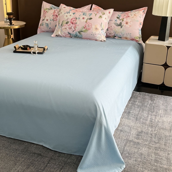 91家纺网 家纺一手货源 找家纺 桔禾家纺 2025新款田园花卉小清新直播加厚植物羊绒四件套高克重磨毛跨境四件套 大量现货 丝意绵绵