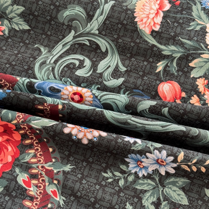 91家纺网 家纺一手货源 找家纺 桔禾家纺 2025新款田园花卉小清新直播加厚植物羊绒四件套高克重磨毛跨境四件套 大量现货 漫花语梦