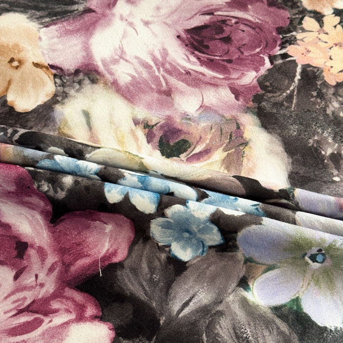 91家纺网 家纺一手货源 找家纺 桔禾家纺 2025新款田园花卉小清新直播加厚植物羊绒四件套高克重磨毛跨境四件套 大量现货 沁香花语