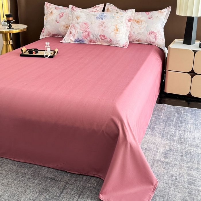 91家纺网 家纺一手货源 找家纺 桔禾家纺 2025新款田园花卉小清新直播加厚植物羊绒四件套高克重磨毛跨境四件套 大量现货 爱在深秋